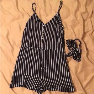 Cute Striped Romper